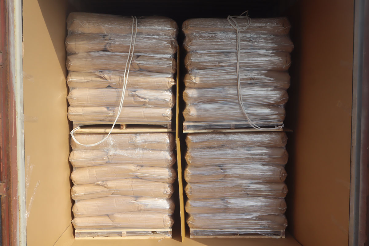 Vetnam modified tapioca starch loading into 40HC.